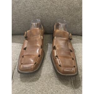 Stacy Adams Leather Sandals Men's size 9.5